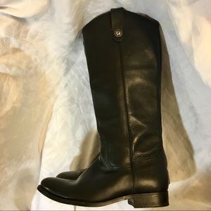FRYE Melissa Button 2 Black Boots Size 7